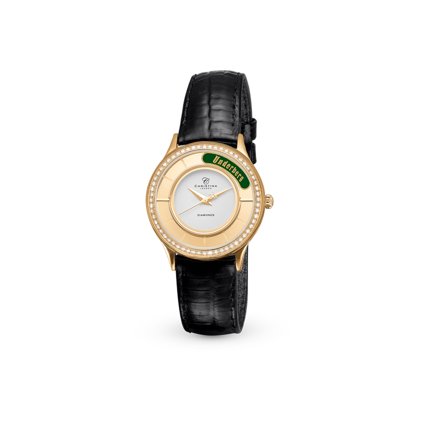UNDERBERG Collect watch gold pl white