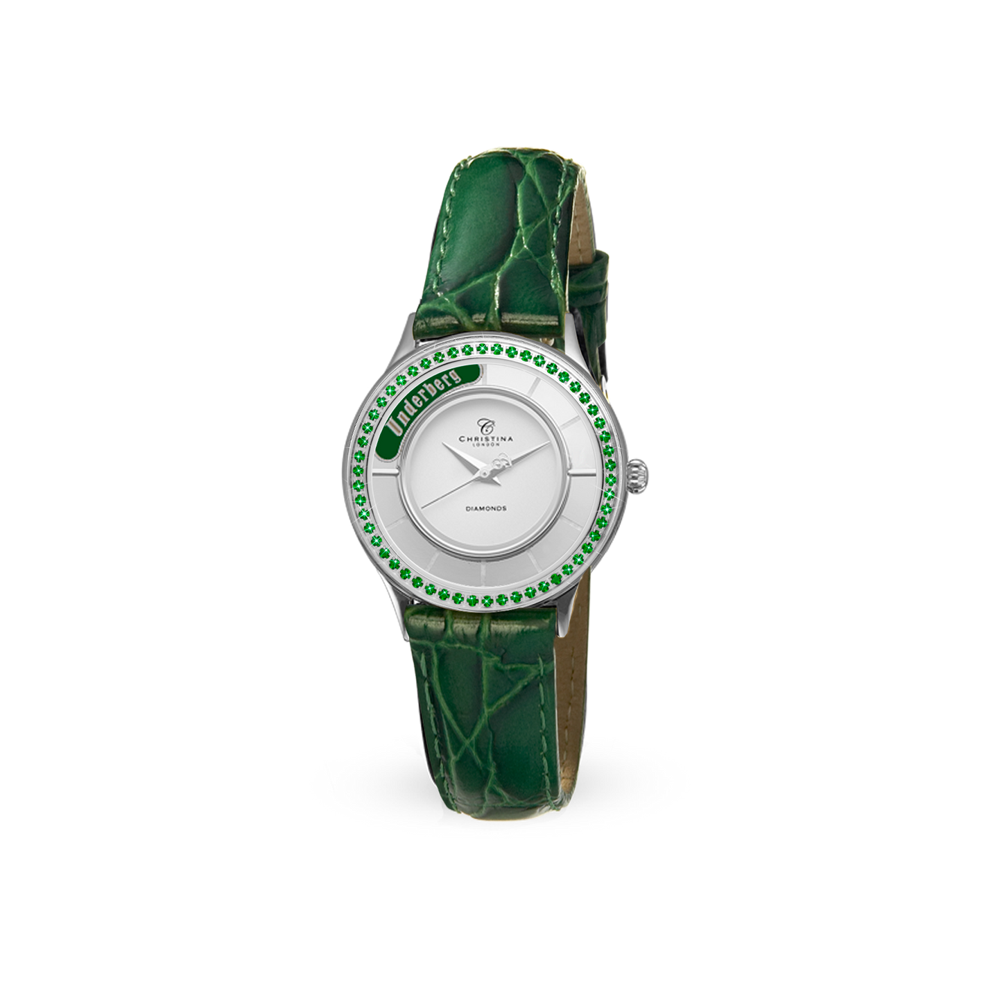 UNDERBERG Collect watch steel green