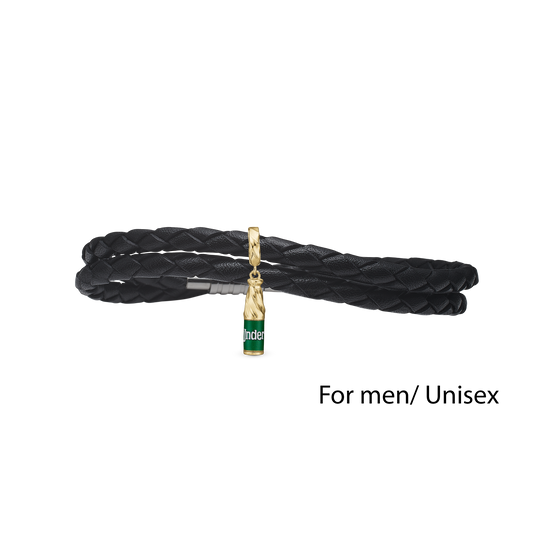 UNDERBERG Mens bracelet gold pl charm