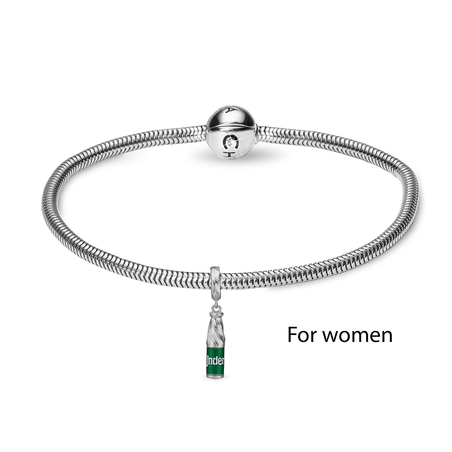 UNDERBERG Silver bracelet silver charm