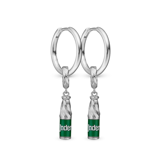 Shiny creol w Bottle hanger silver