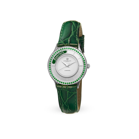 UNDERBERG Collect watch steel green