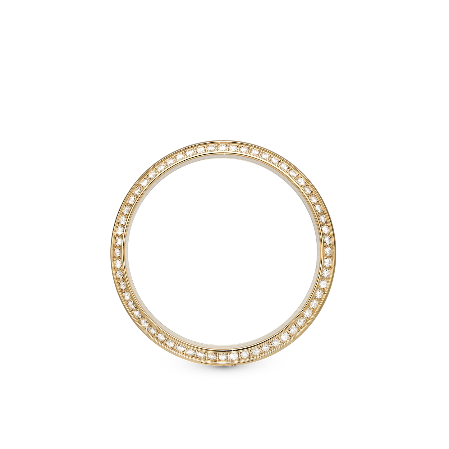 Top Bezel, Goldplated with 60 white CZ