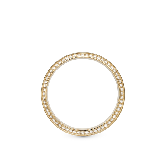Top Bezel, Goldplated with 60 white CZ